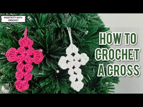 Tutorial on How to Crochet a Cross