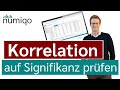 Quiz zur Korrelation und Signifikanzprüfung