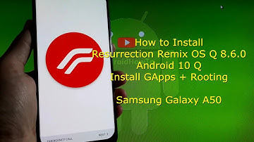 Resurrection Remix OS Q 8.6.0 for Samsung Galaxy A50 Android 10 Q