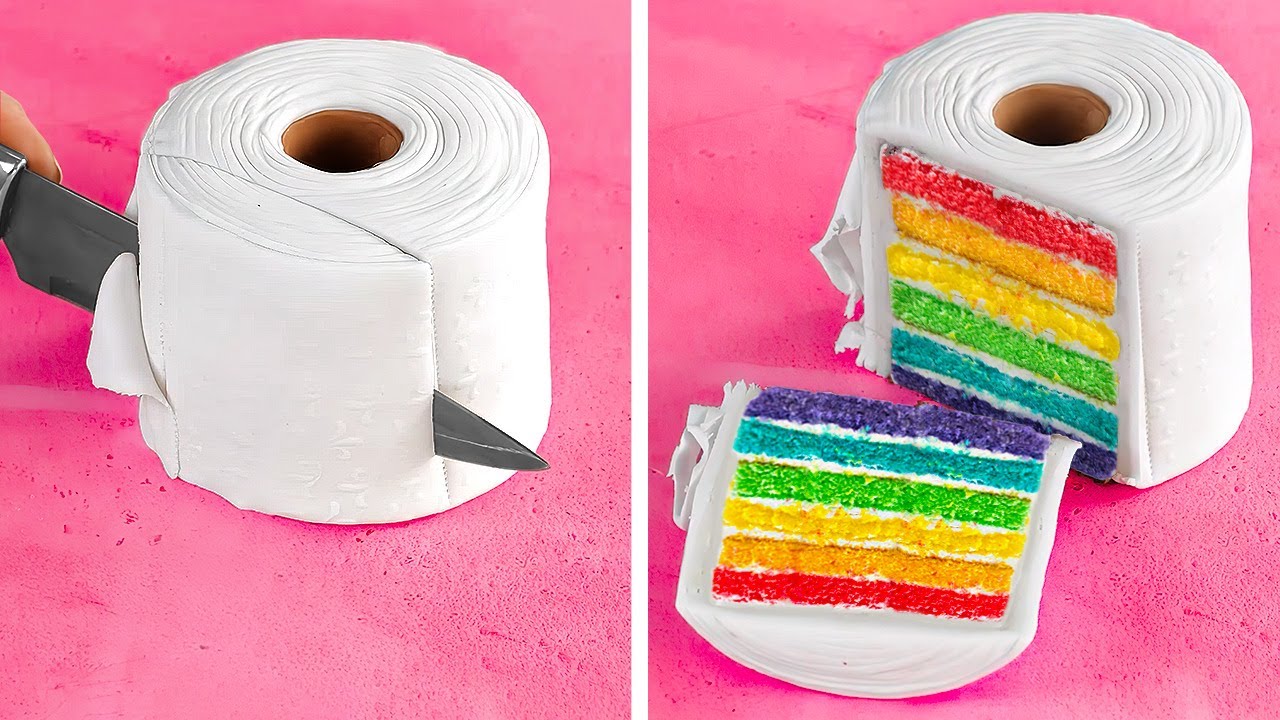 TOILET PAPER CAKE JawDropping Dessert Ideas That Look So Real