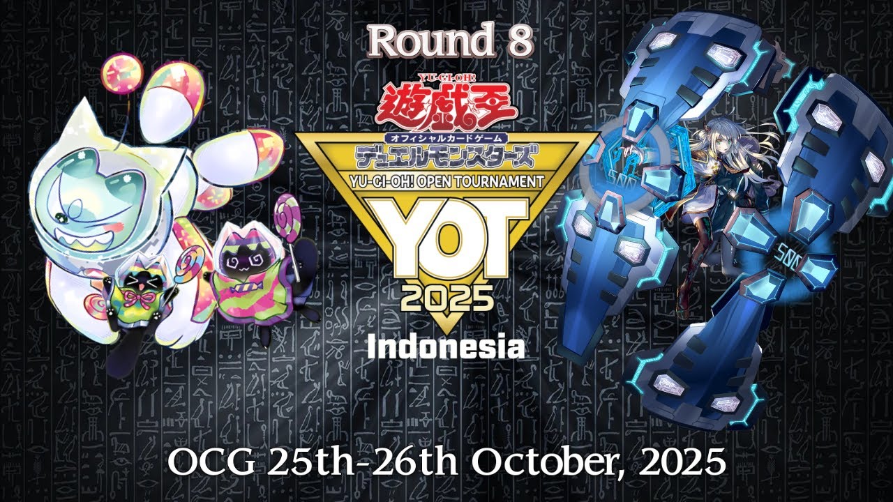 OCG OPEN INDONESIA │ Yummy VS Sky Striker │ Round 8 Yu-Gi-Oh! October 2025