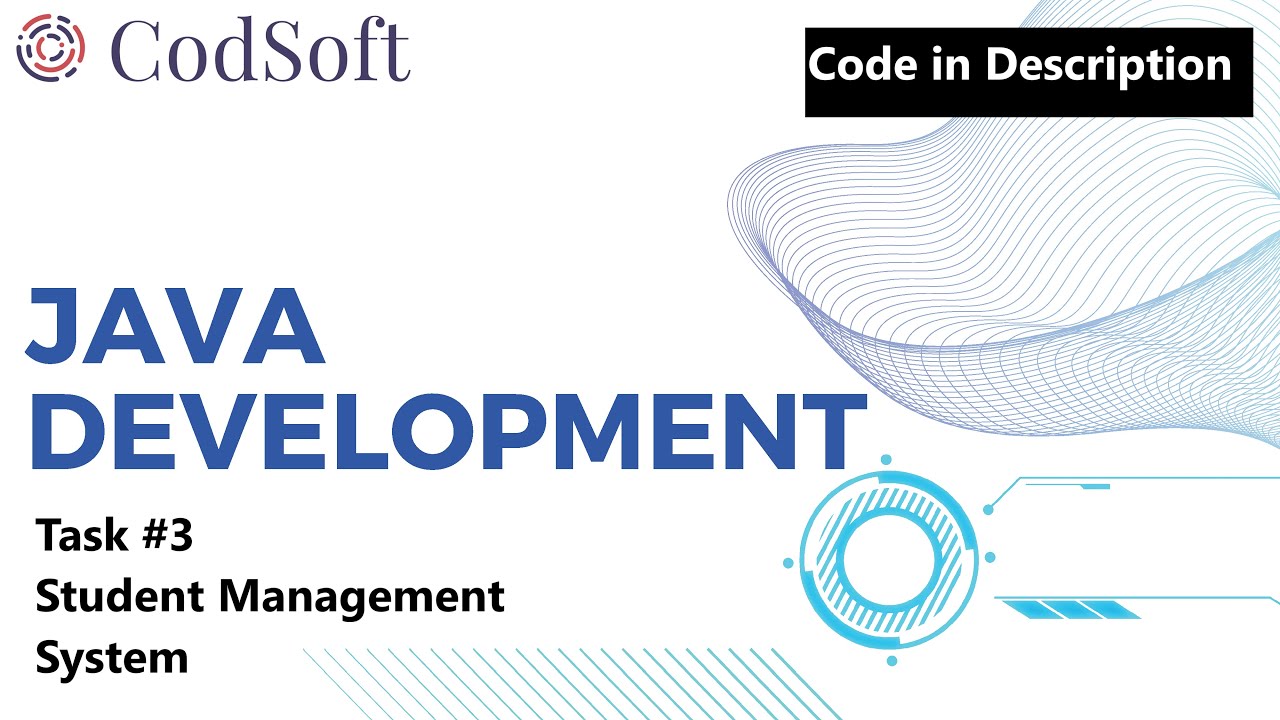 codsoft's task-3 using python programming language |... Student Management System | CodSoft Task 3 | Java Programming ...