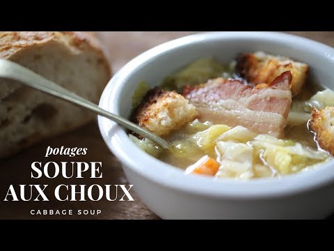 Soupe aux Choux ( cabbage and pork soup) : Easy and healthy French soup for winter