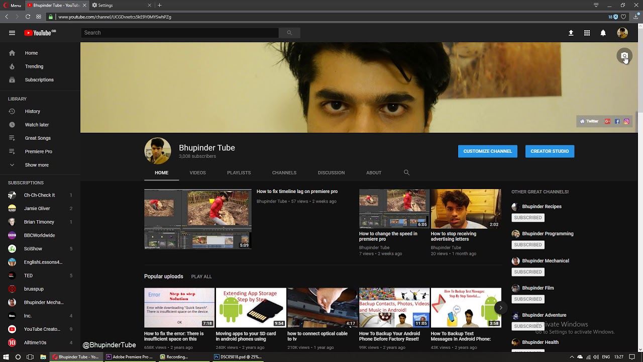 [Fix] How to change your channel art YouTube