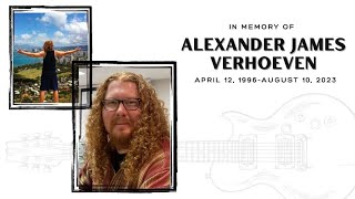 Alexander James Verhoeven Memorial Service - August 19. 2023