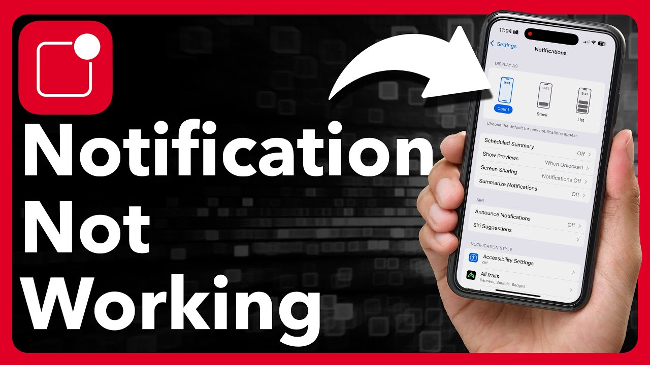 How To Fix Notifications Not Working On iPhone - YouTube