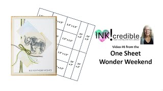 Video #7 your next template from the One Sheet Wonder Weekend