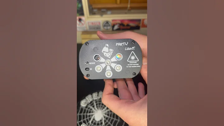 Party Light Unboxing + Test! 😎🕺🪩 #party #rave #laser #unboxing