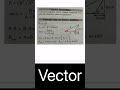 Vector | Vector addition | Triangle law of vector addition | Basic mathematics
