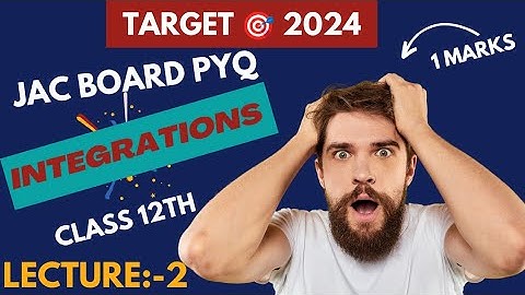 Integrations PYQ#rdmmaths #jacboard #jacboard2024#rdmsir#previousyearquestions_ jac_board_Class12_
