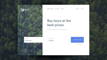 Web UI Design Concept Speed Art #016