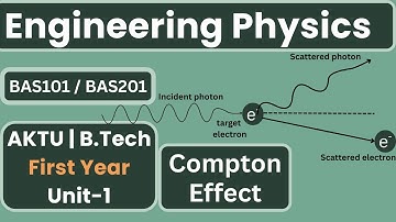 Compton Effect & Shift Formula Derivation AKTU BTech 1st Year Engineering Physics BAS101 BAS201