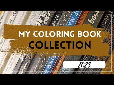 My Entire Coloring Book Collection 2023 | Adult Coloring