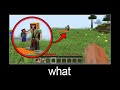 Minecraft wait what meme part 240 (scary giant Alex)