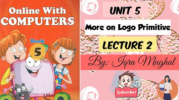 Online with Computers Book 5 , Lecture 2 | By: Iqra Mughal