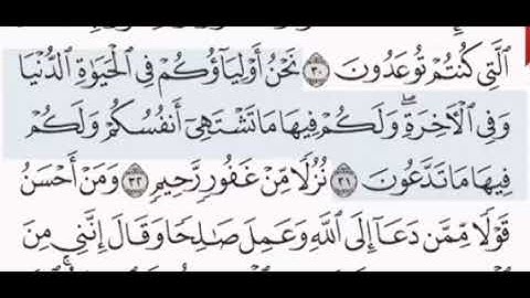 سورة فصلت الشيخ عبدالرحمن الحذيفي صفحة ٤٨٠