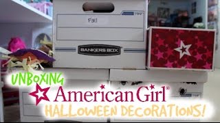 Unboxing American Girl Halloween Decorations!