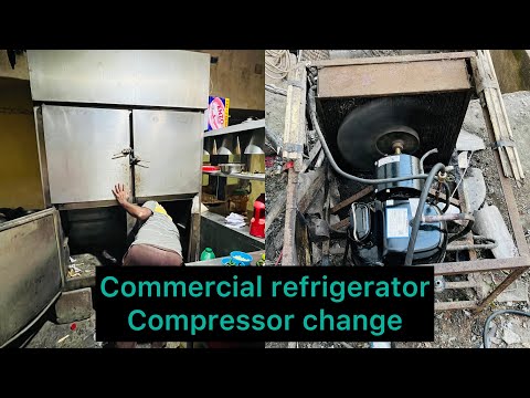 How to repair commercial refrigerator // commercial refrigerator,