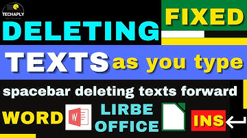 Fixed Overwrite Mode/ Insert Mode (texts got deleted as you type) in Word Documents.