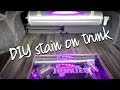 DIY wood trunk setup| How to stain