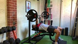 Barbell Bench Press w/ Shoulder Saver Band