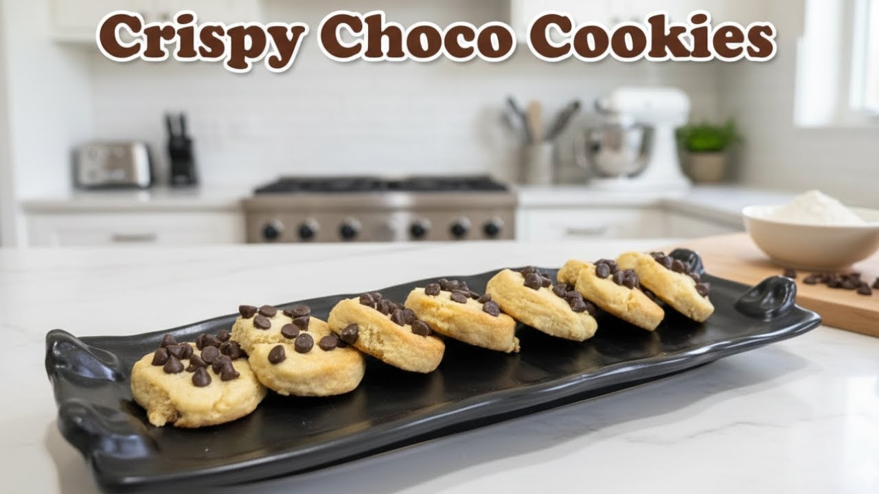 “Crispy Choco Cookies 🍪 | Ultimate Crunch & Choco Blast!”