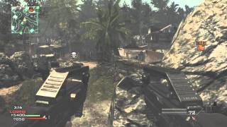 MW3 - AMAZING Blind Throwing Knife Kill!