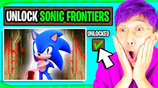 We ACTUALLY Play SONIC FRONTIERS! *SECRET ENDING REVEALS*