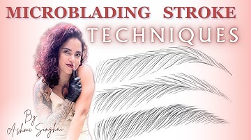 Microblading Stroke Practice- step by step strokes and useful tips for Beginners #browmastertraining
