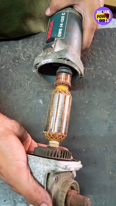 Bosch grinder heating problem kaise sahi kare #Bosch#grinder#heating#Armature#power#tools#repair