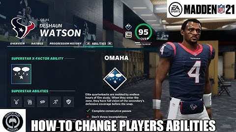 Madden 21: How to change your players abilities | Superstars & X Factors