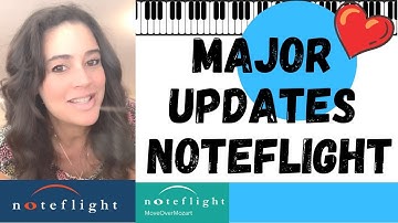 NOTEFLIGHT TUTORIAL -  LATEST UPDATES TO NOTEFLIGHT FOR PIANO TEACHERS
