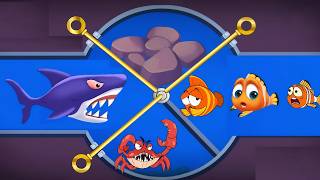 Save the Fish | Pull The Pin | Best Mobile Puzzle Game | iOS Android Gameplay Walkthrough | Part 254 screenshot 4