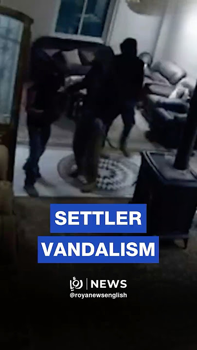 ‘Israeli’ settlers vandalize Palestinian home in West Bank town Silwad