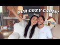 OUR HOUSE TOUR! iza&#39;s cozy cabin🏠😍