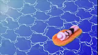 【自主制作】海と黒ビキニの女性【AfterEffects】