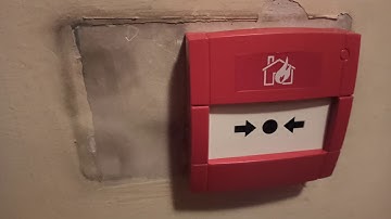 KAC call point mounted to wall test