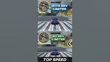 Renault Clio TOP SPEED || With VS Without Rev Limiter || NFS MW #nfs #racing #shorts