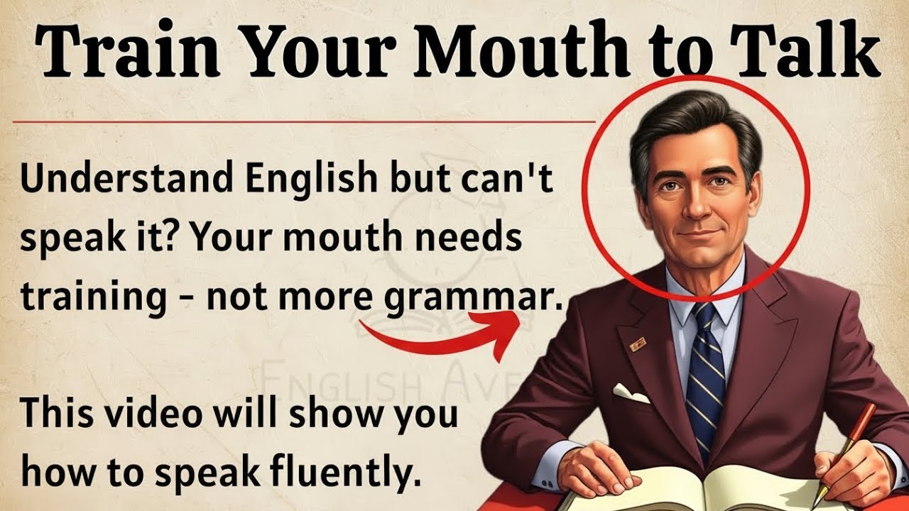 Train Your Mouth to Speak English Fluently | Graded Reader Story - YouTube