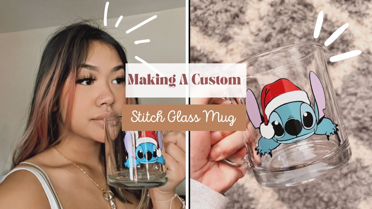 Custom Glass Mug Tutorial Using Cricut
