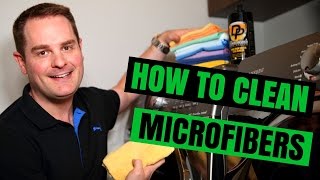 HOW TO WASH MICROFIBER TOWELS PROPERLY !!