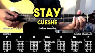 Stay  Cueshe  Easy Guitar Chords Tutorial For Beginners X Step By Step Tutorial chords U0026 S