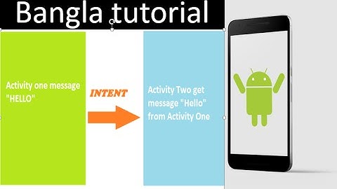 How to pass data from one activity to another activity in android || Bangla tutorial || part 2