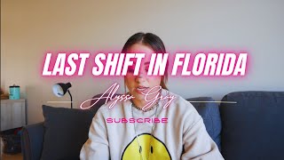 Last travel nursing shift in Florida