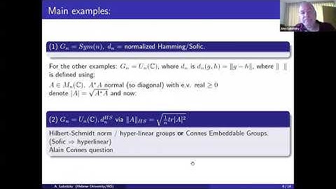 Stability, non-approximated groups and high-dimensional expanders - Alexander Lubotzky