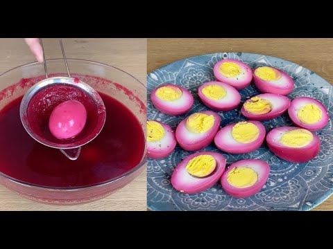 video Red beet eggs an incredible appetizer for Easter , Worldwide Recipes Red beet eggs an incredible appetizer for Easter