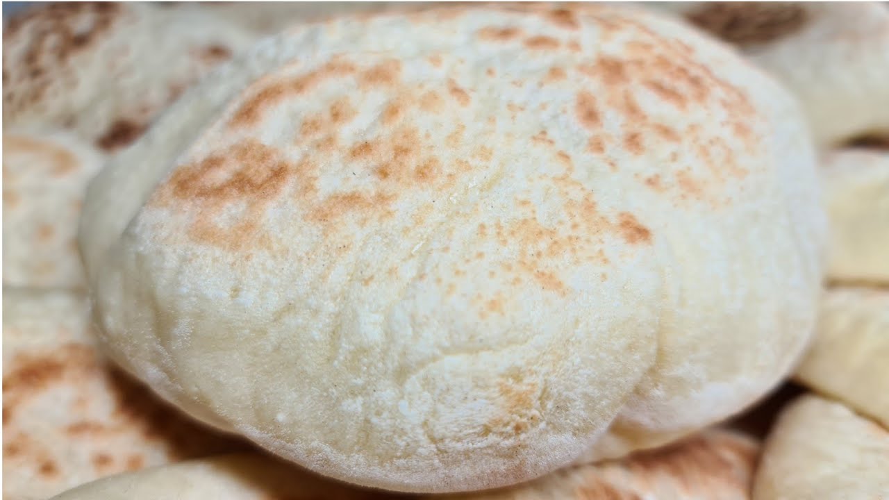 خبز اقتصادي بمكونات سهله في كل بيت #العيش_الشامي  #خبز_يومي #خبز_بدون_فرن #انتي_اشطر_من_غير_عجان