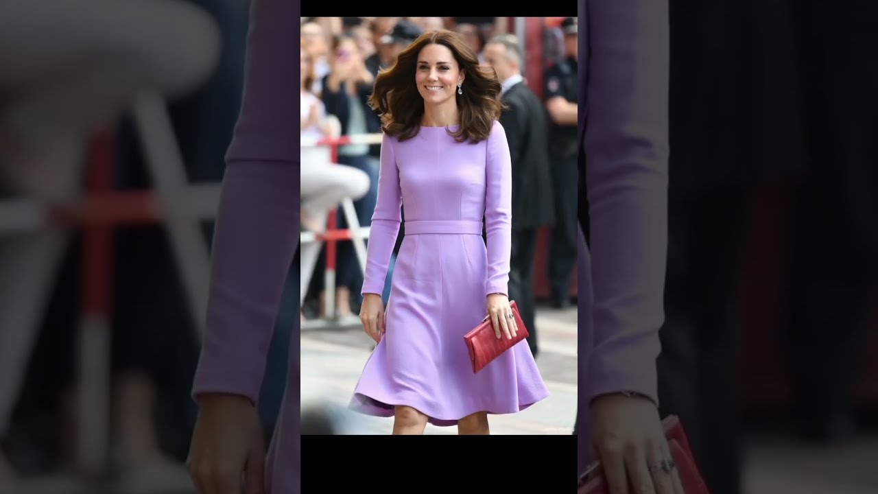Kate middleton in purple 