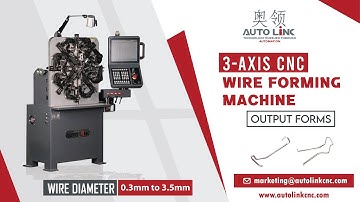 CNC Wire Forming Machine | 3 Axis Wire Forming Machine | Available in Alibaba and Made in China