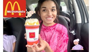 Trying McDonald’s NEW Grandma McFlurry | Taste Test